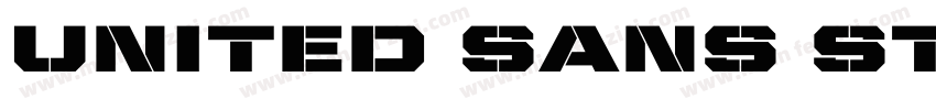 United Sans Stencil Regular字体转换